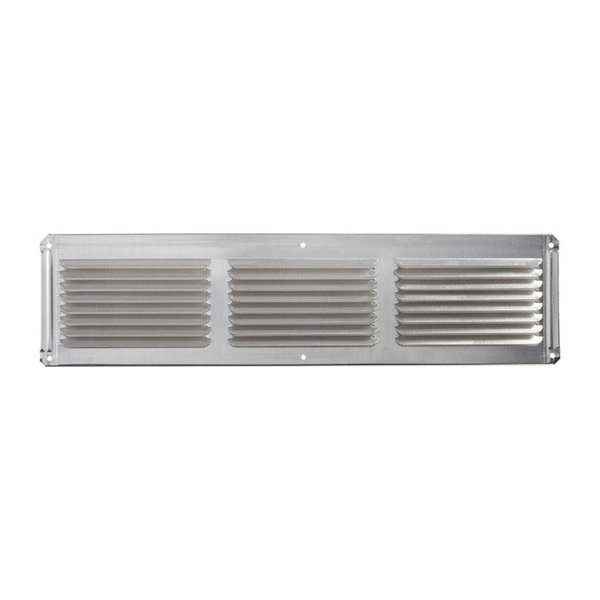 Master Flow Eave Vent 16X4In Mill Alum Scr EAC16X4